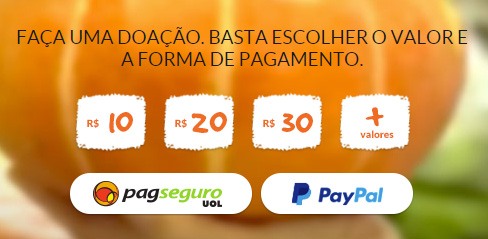 exemplo de CTA para doação